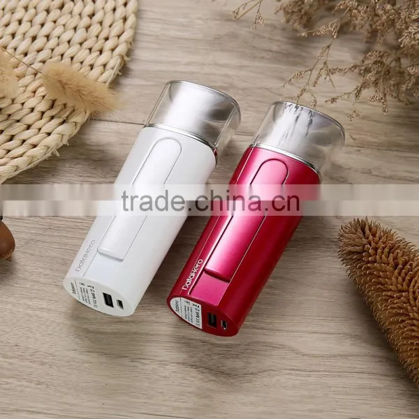 2016 Hot Selling Handle Rechargeable Nano Facial Mist Sprayer With Power Bank photo-3