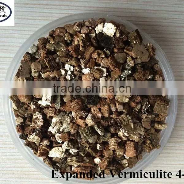 Low Dust Coarse Bulk Golden Expanded Vermiculite for Organic Gardening Planting photo-2
