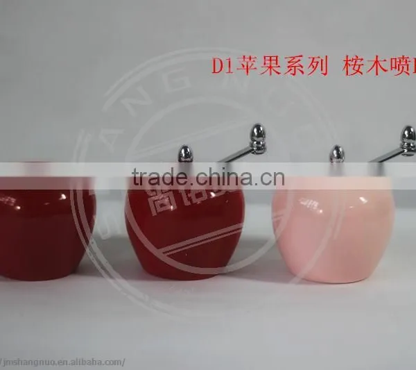 Apple Shape Cooking Spice Mill Acryl- Wood photo-2