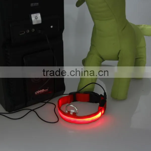 USB Chargeable Flashing Lights Dog Collar photo-2