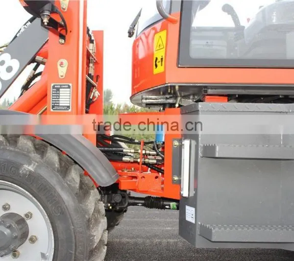 Everun ER08 Hydraulic Small Wheel Loader for Sale With Drum Folder photo-2
