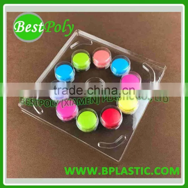 New Style Round Plastic Insert Tray for 10pcs Macarons photo-2