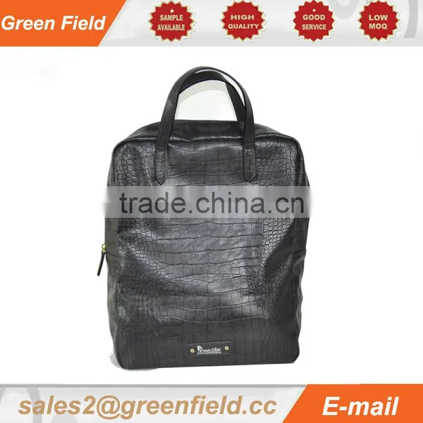 Fashion Men's Leather Backpack Men's Leather Backpack pu Leather Bags pu Tote Bag photo-2