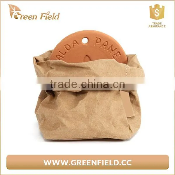 Green Field Washable Kraft Paper Storage Bag photo-5