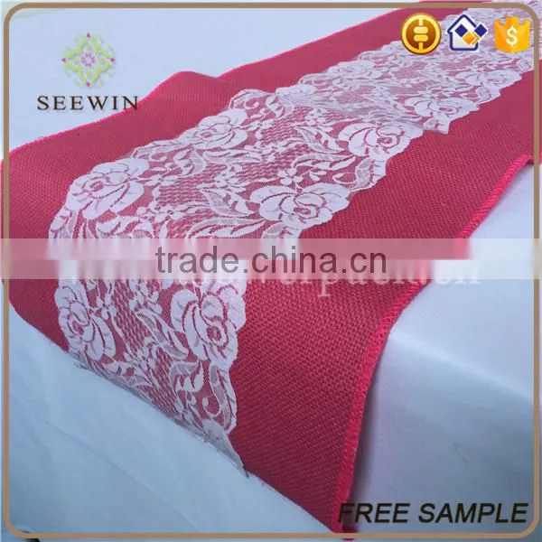 Wholesale Cheap Burlap Table Runner photo-6