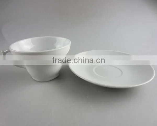 Cheap Wholesale Porcelain Coffee Tea Set Tableware Cup and Saucer photo-2
