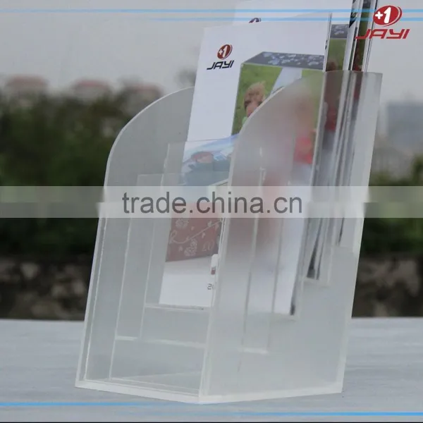 Wholesale Custom Clear Acrylic Magazine Organizer/Document Shelf photo-3
