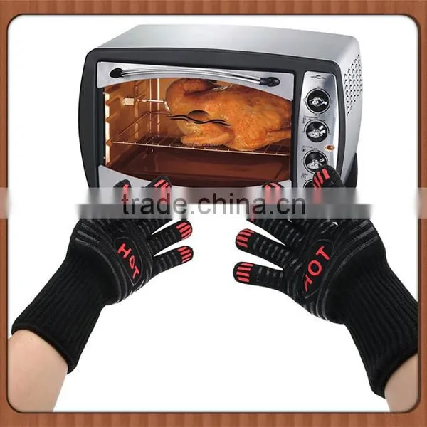 Wholesale Aramid Fiber Heat Resistant BBQ Gloves Cooking Gloves photo-4