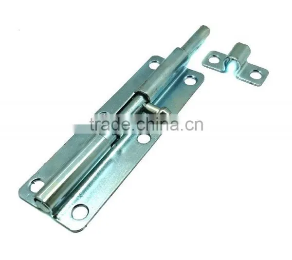 Straight Type 6" Barrel Bolt With Zinc Plated, Heavy Duty Barrel Bolt Tower Bolt for Doors and Windows Lock 6" photo-4
