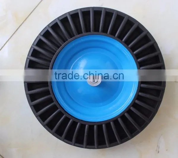 Solid Rubber pu Foam Tyre Wheel for Hand Trolley photo-4