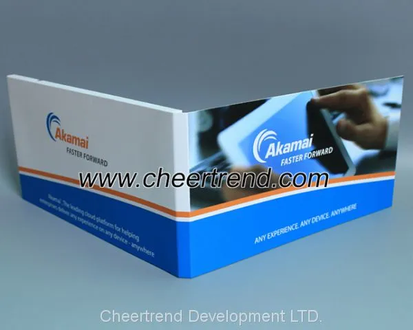 Hot Middle a5 Size 4.3'' Digital Greeting Card /Video Brochure / Lcd Module Card photo-2
