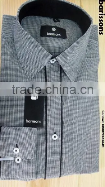 Men''s Long Sleeve Ginham Check Shirt photo-2
