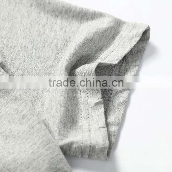 Fashion Best Selling Wholesale Cotton Custom Casual Men T Shirt V Neck photo-4