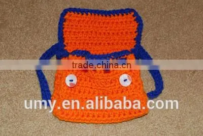 Crochet Dog Backpack Handmade Dog Carrier Backpack photo-5