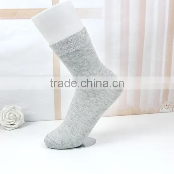 Zm40615b Pure Color Men Cotton Stocking Man Fancy Business Socks photo-3