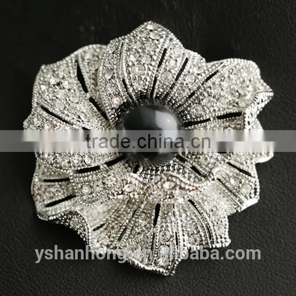 Natural Pearl Brooch Brooches Anemones Shape Micro Mosaic Fashion photo-5