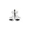 Iron Candle Sconce