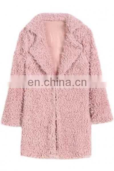 Women Faux Fur Long Coat photo-2