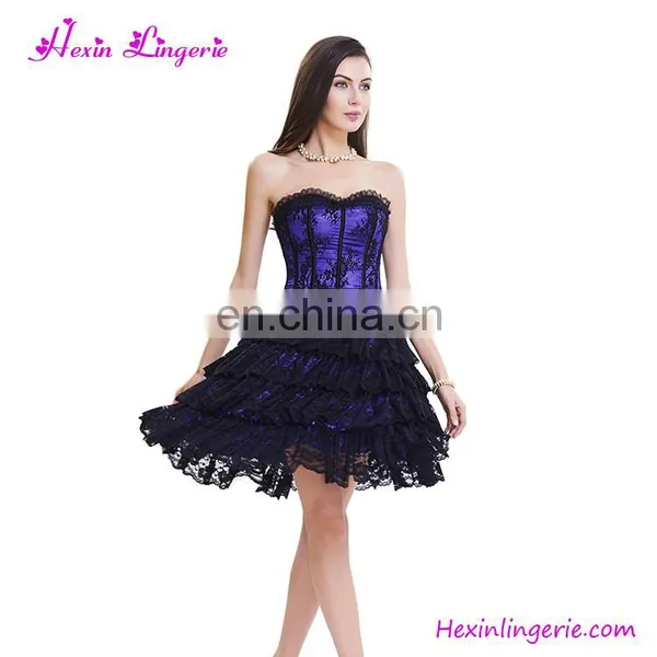 Fast Shipping Lace Strapless Body Shaper Dress Corset Sexy photo-5