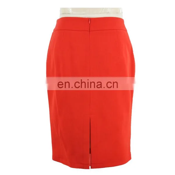 High Quality Heavy Knitted Fabric Formal Woman Skirt Office Wear photo-2