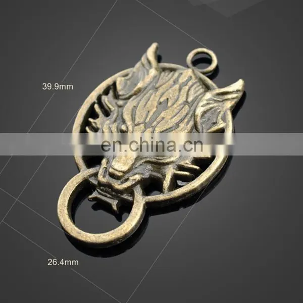 Wholesale Cute Animal Bird Sparrow Shape Pendant Alloy Pendant Jewelry Accessories photo-3