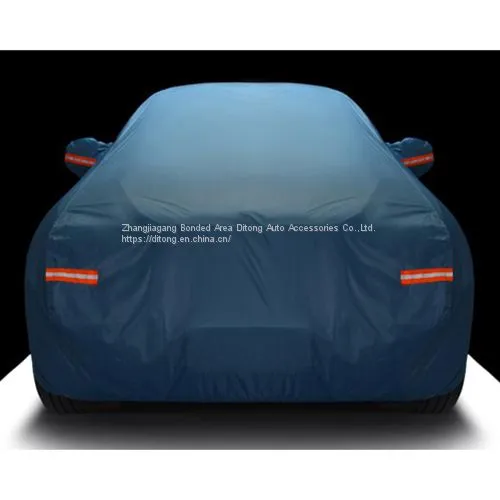 Sky Blue Color 190T Polyester Taffeta SUV Waterproof Car Covers photo-5