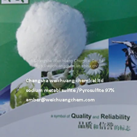 Manufacturer Sell Cheap Na2S2O5 Sodium Metabi Sulfite 97% Food/tech Grade CAS7681-57-4