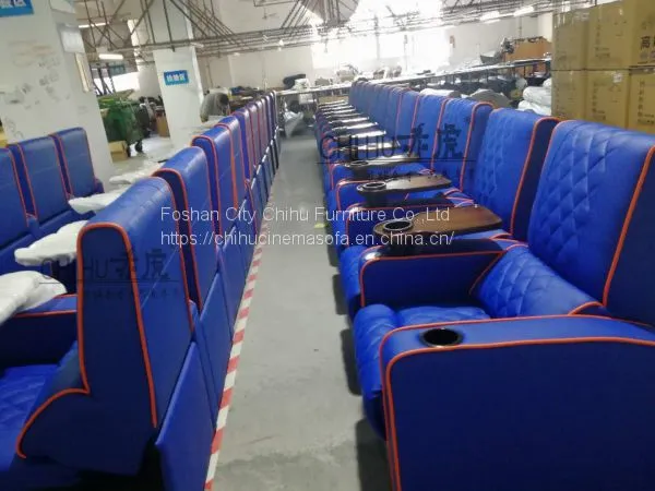 High End Commercial Vip Cinema Seating,theme Hall Movie Theater Sofa With Tray photo-5