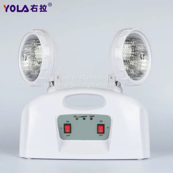 Waterproof Portable Rechargeable LED Emergency Twin Spot Lamps photo-3