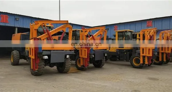 Hydraulic Guardrail Installation Piling Machines in Italy Piling Machinery for Sale photo-4
