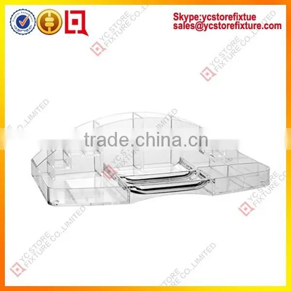 2015 New Fashion Transprent Acrylic Cosmetic Display Stand photo-3