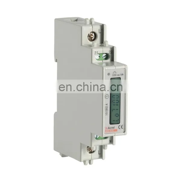 10(60)A 1P single phase  electric  energy meter single total active energy measure