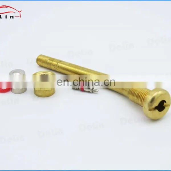 DeLin Standard Hexangular V3-20-4 Brass Truck Tire Valve 27 Degree 85MM V3.20.4 photo-3