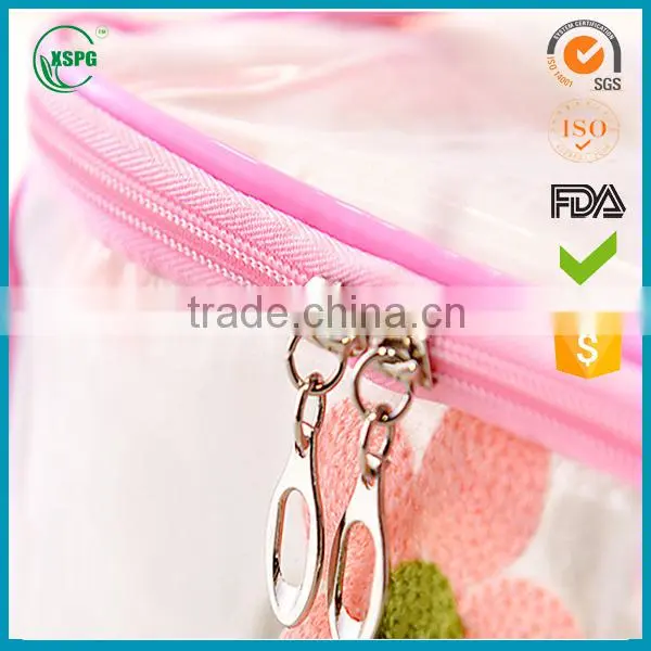 China Supplier Clear PVC Cosmetic Bag Packaging for Skincare photo-3