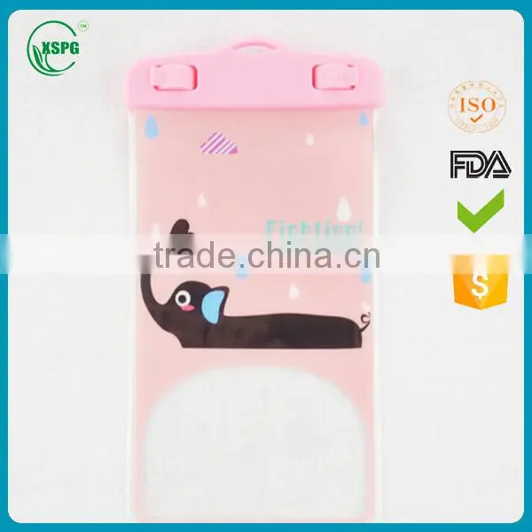Hot Sale High Quality Carton Logo PVC Waterproof Bag for Cell Phone photo-3