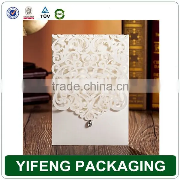 Fancy Luxurious 3d Laser Cut Wedding Invitation Card photo-6