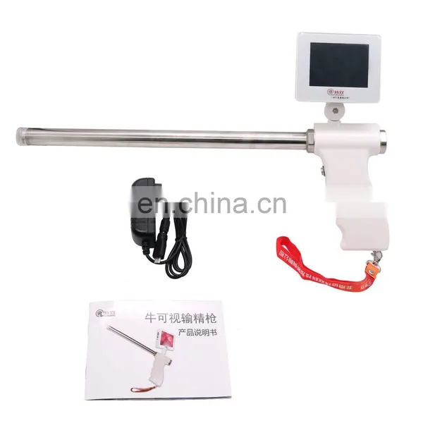 Visual Insemination Kit Insemination Gun With Adjustable Screen Basic Version for Cows Cattle