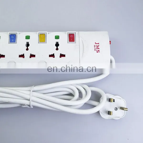 New Design High Quality Cheap Price Mains Power Outlet 2M Black 13A Outlet Power Electrical Household Extension Socket photo-5