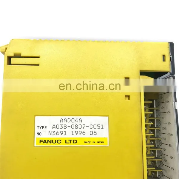 Original Fanuc Cnc Control I/O Module A03B-0807-C051 photo-4