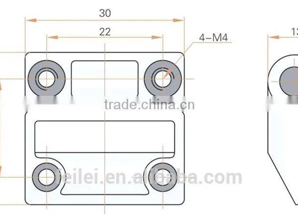 High Quality Zinc Alloy Die-cast Hardware Fitting Hinge for Cabinet photo-5