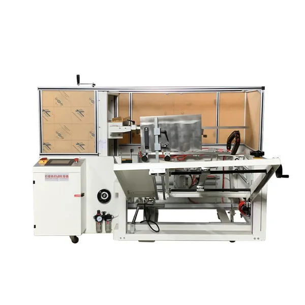 Beverage Suppliesfold Bottom Sealing Machine Back Cover Forming Unpacking er photo-2