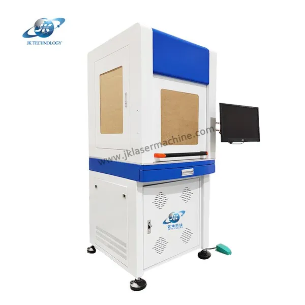 JKL-G20W-IV Enclosed High Stability Precision JPT Dynamic 20w 30w 50w Dust Free Workshop Gold Silver Cooper Metal Fiber Laser Marking Engraving Machine