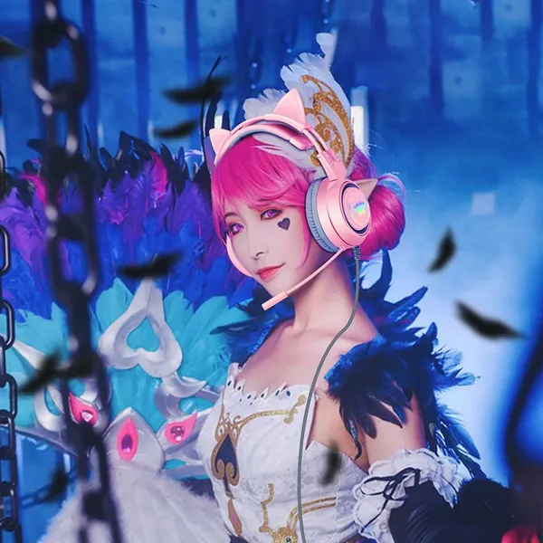 Live Streaming Earphones, E-sports Game Earphones, Cat Ear Models, Deer Ear Models photo-2