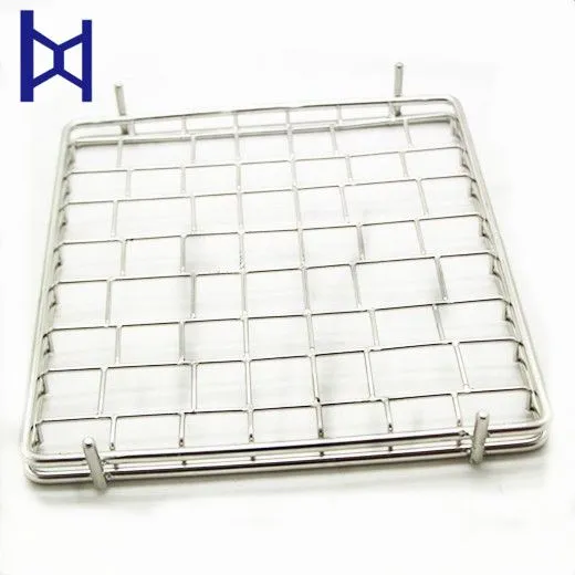 304 316 316L Stainless Steel Metal Wire Mesh Frame Rack With Supporting