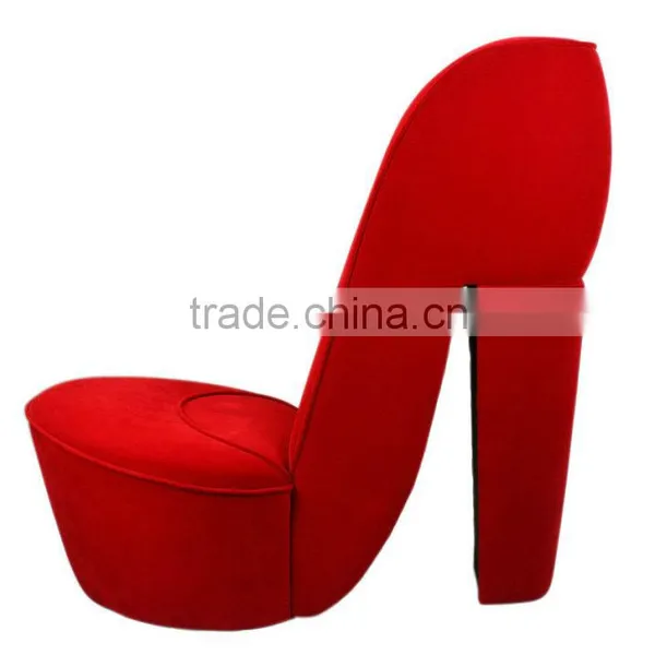 Fabric Cover Living Room Sofa High Heel Shoe Chair Quality Choice photo-3