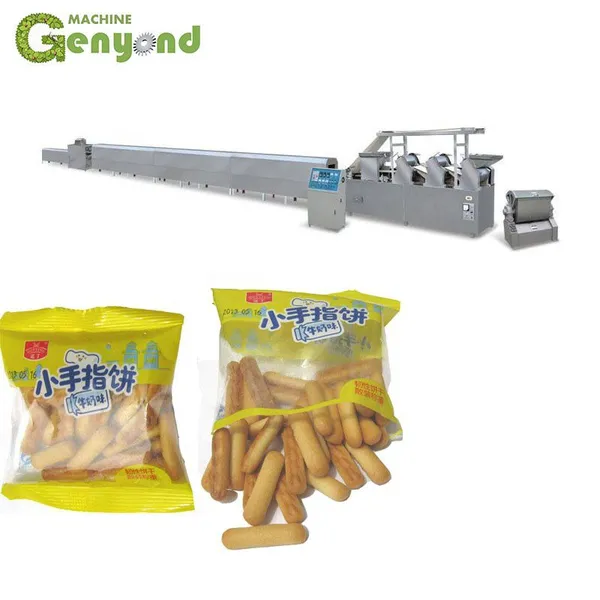 Italy Small Scale Finger Stick Biscuit Making Plant Machine photo-6
