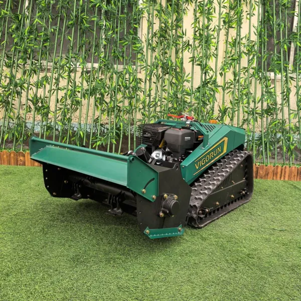 Villa Lawns Regular Grass Mowing Unmanned Track Grass Cutting Machine Factory Direct Sales RC Grass Trimming Machine