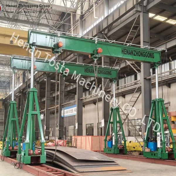 High Quality 100 Ton 200 Ton 300 Ton 400 Ton Telescopic Column Hydraulic Gantry Cranes System for Sale photo-5