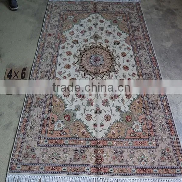 2015 Handmade Green and Grey Colour Chinese Knot Braid Carpets and Rugs for Living Room photo-5