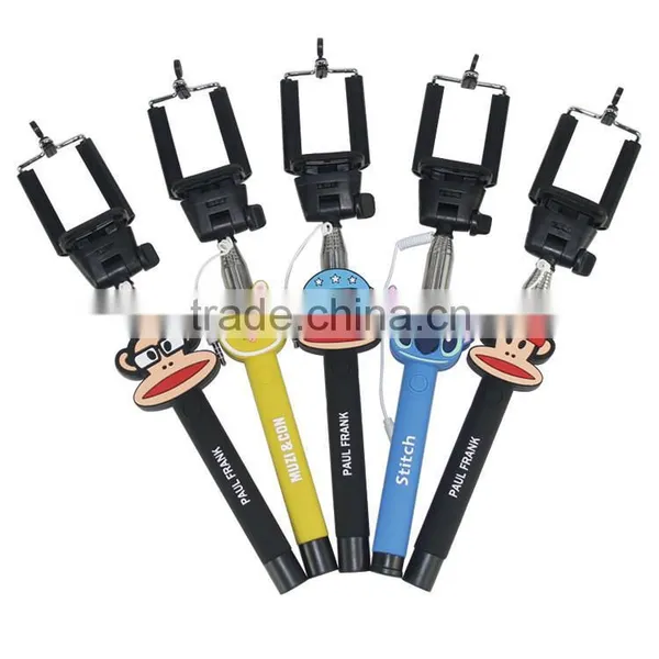 2015 Cute Cartoon Monopod Selfie Stick photo-2